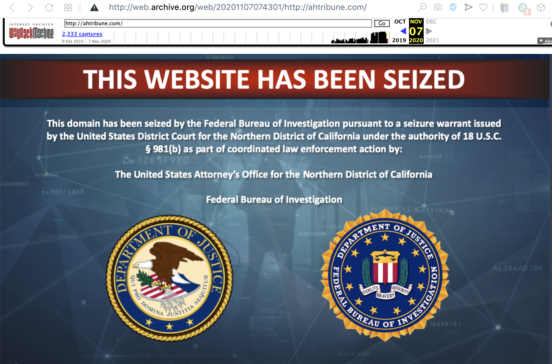 American Herald Tribune Has Been Shut Down By The FBI LaptrinhX News